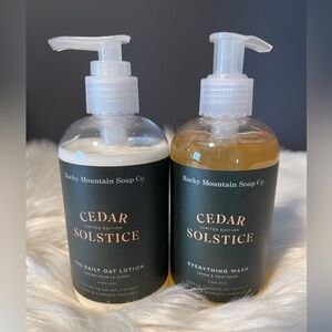 NWT Rocky Mountain Soap wash and lotion duo